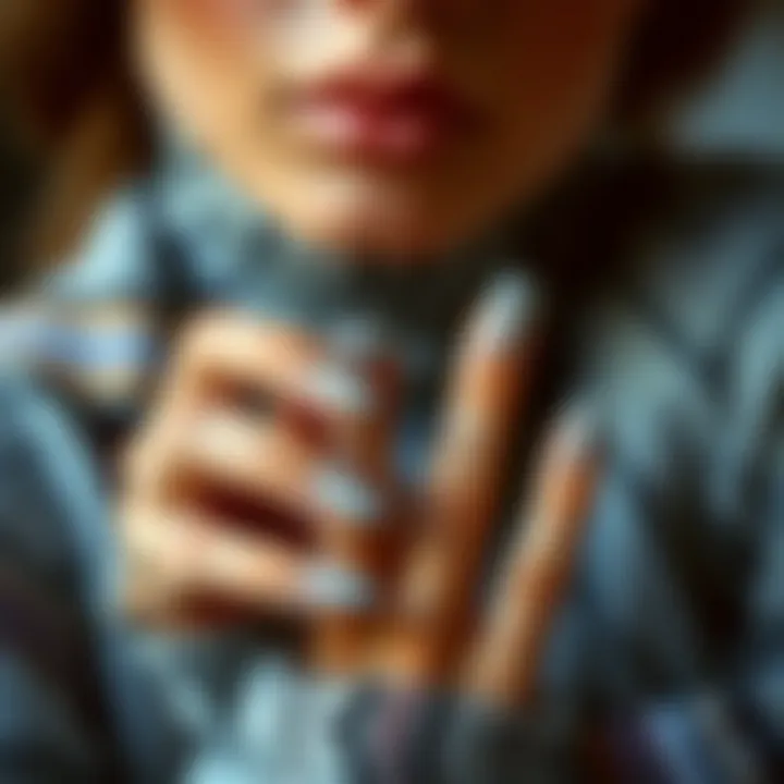 Fashion Inspiration Featuring Platinum Nail Polish Trendy outfits complemented by platinum nail polish