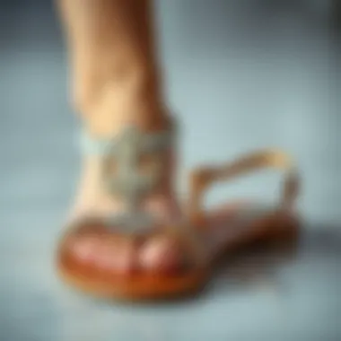 Elegance in Design: Rhinestone Sandals Elegant rhinestone sandals showcasing intricate designs