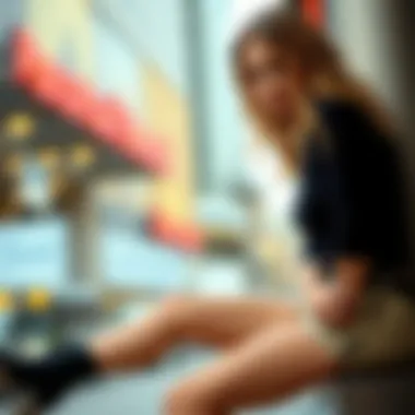 Fashionable lookbook featuring ribbed knit biker shorts