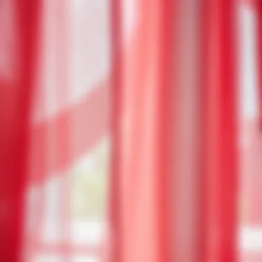 Intricate Texture of Rose Sheer Fabric Close-up of the texture of rose sheer fabric