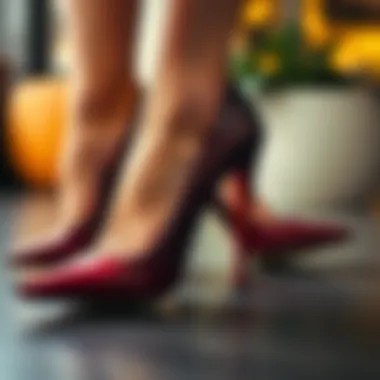 Trendy heels designed for larger sizes