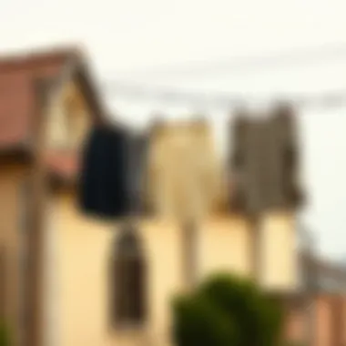 Historical Context of Clotheslines Through Time Historical depiction of traditional clotheslines