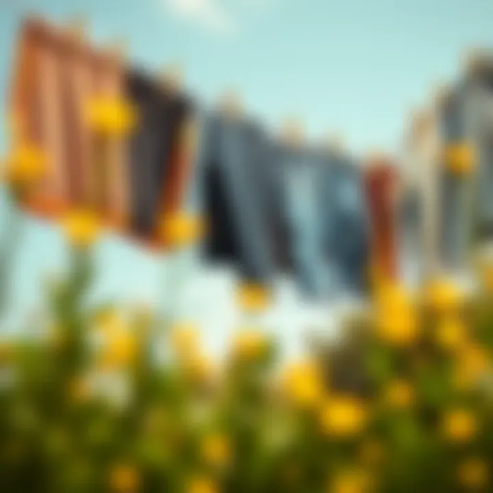 Sustainability in Clothesline Design Sustainable materials used in modern clotheslines