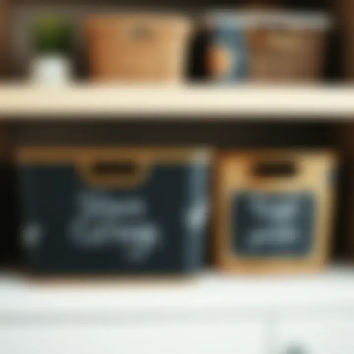 Storage Bins with Chalkboard Labels: A Practical Solution for Organized Living Summary