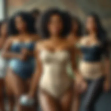 Inclusivity in Fashion: Celebrating All Body Types Diverse array of body types represented wearing various strapless full body shapers