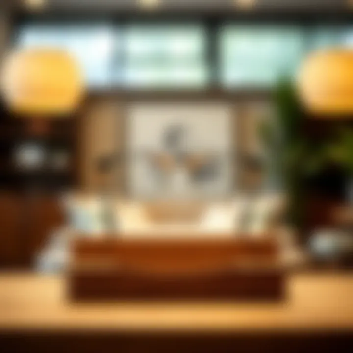 The Intersection of Style and Function in Wooden Eyeglasses Holders Stylish wooden eyeglasses holder in a modern setting