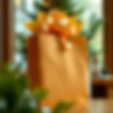 Sustainable materials used in gift bag production