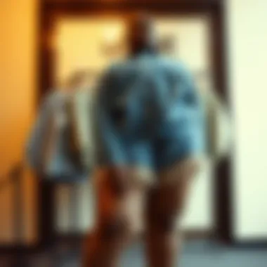 Sustainable Fashion: Plus Size Vintage Shorts An eco-friendly fashion display featuring plus size vintage shorts, emphasizing sustainability in the clothing industry.