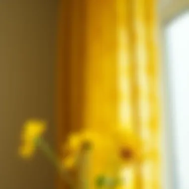 The Aesthetic and Functional Value of Yellow Daisy Curtains Summary