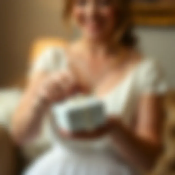 The Joy of Receiving a Thoughtful Gift Bridesmaid receiving a thoughtful gift