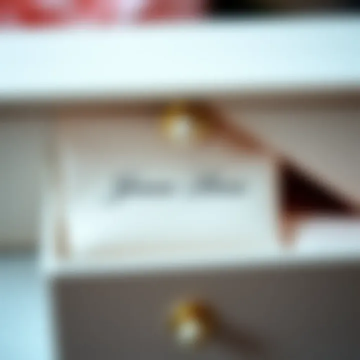 Personalized Inscription on a Jewelry Box Close-up of a custom inscription on a jewelry box