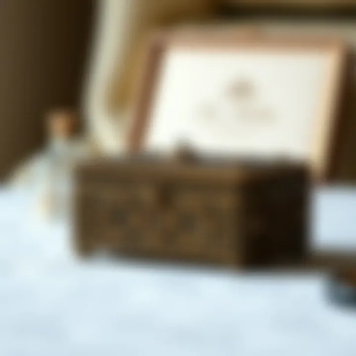 An Example of an Elegant Personalized Jewelry Box Elegant personalized jewelry box with intricate design