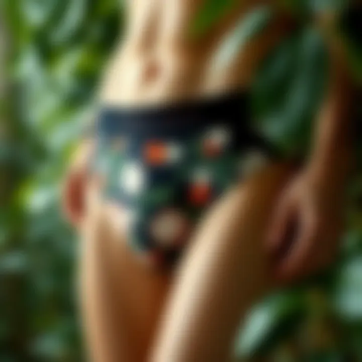 Sustainable materials used in graphic underwear production