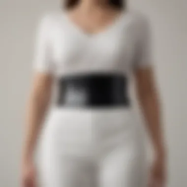 Cinch waist belt enhancing silhouette