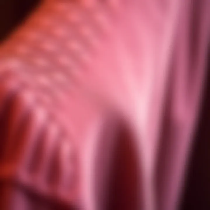 A close-up of luxurious fabrics used in contemporary cardigans