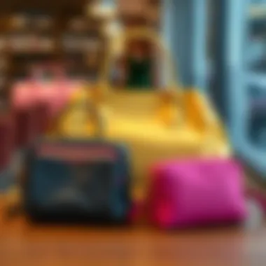 Functionality Meets Fashion in Design A comparison of different purse styles highlighting their functional compartments