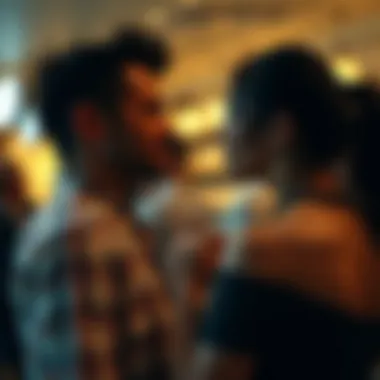 Social Interactions and Attraction An artistic representation of attraction dynamics in social interactions