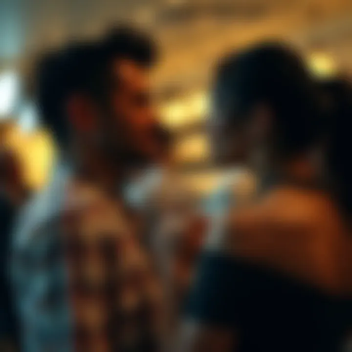 Social Interactions and Attraction An artistic representation of attraction dynamics in social interactions