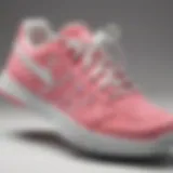 Close-up of soft sole tennis shoe showcasing its flexible design