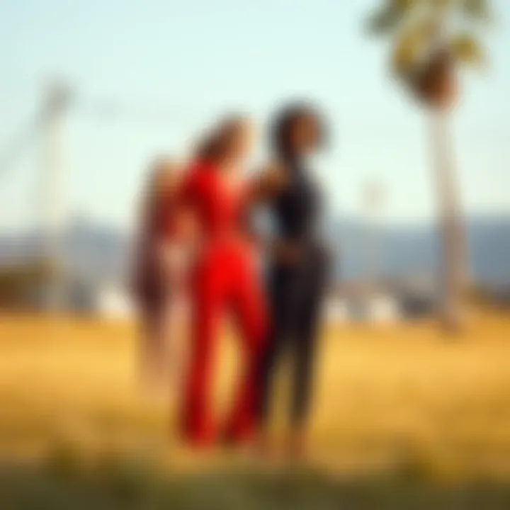 Historical Evolution of Jumpsuits An artistic rendering of historical jumpsuit variations