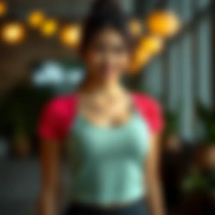 Trends in yoga tops, featuring vibrant colors and styles for diverse preferences.