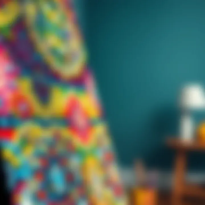 A vibrant diamond dotting canvas showcasing intricate patterns and colors.