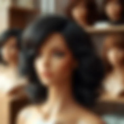 Showcasing the Elegance of U Part Wigs Elegant U Part Wig Display