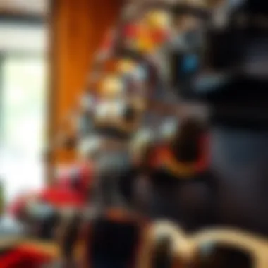 Diverse Styles of Punk Sunglasses An array of different styles of punk sunglasses on display