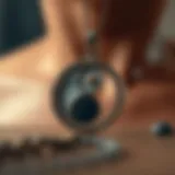 Intricate yin yang necklace design highlighting balance