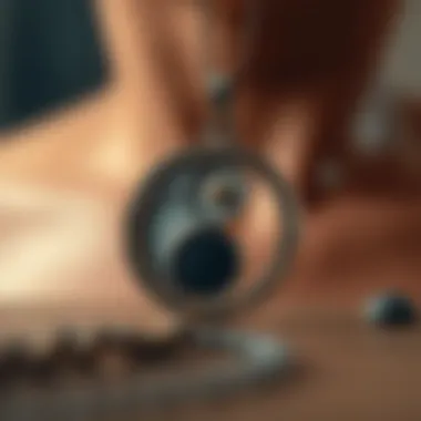 The Balance of Yin Yang: A Detailed Necklace Design Intricate yin yang necklace design highlighting balance