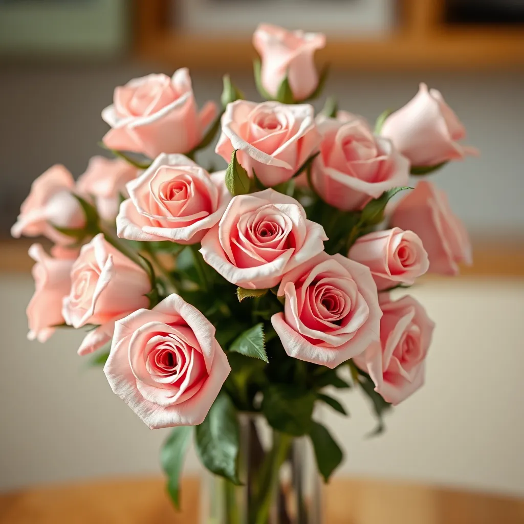 Pink Roses Not Fluffed The Allure of Blush Pink Artificial Roses Explained