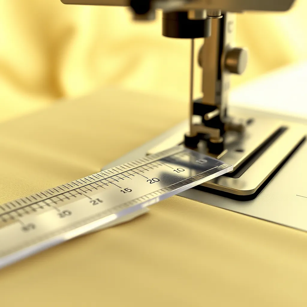 The Importance of a Clear Ruler in Sewing Projects